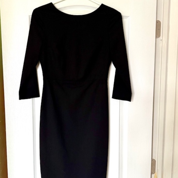 New Theory Black Wool Dress size 0 - Picture 2 of 12